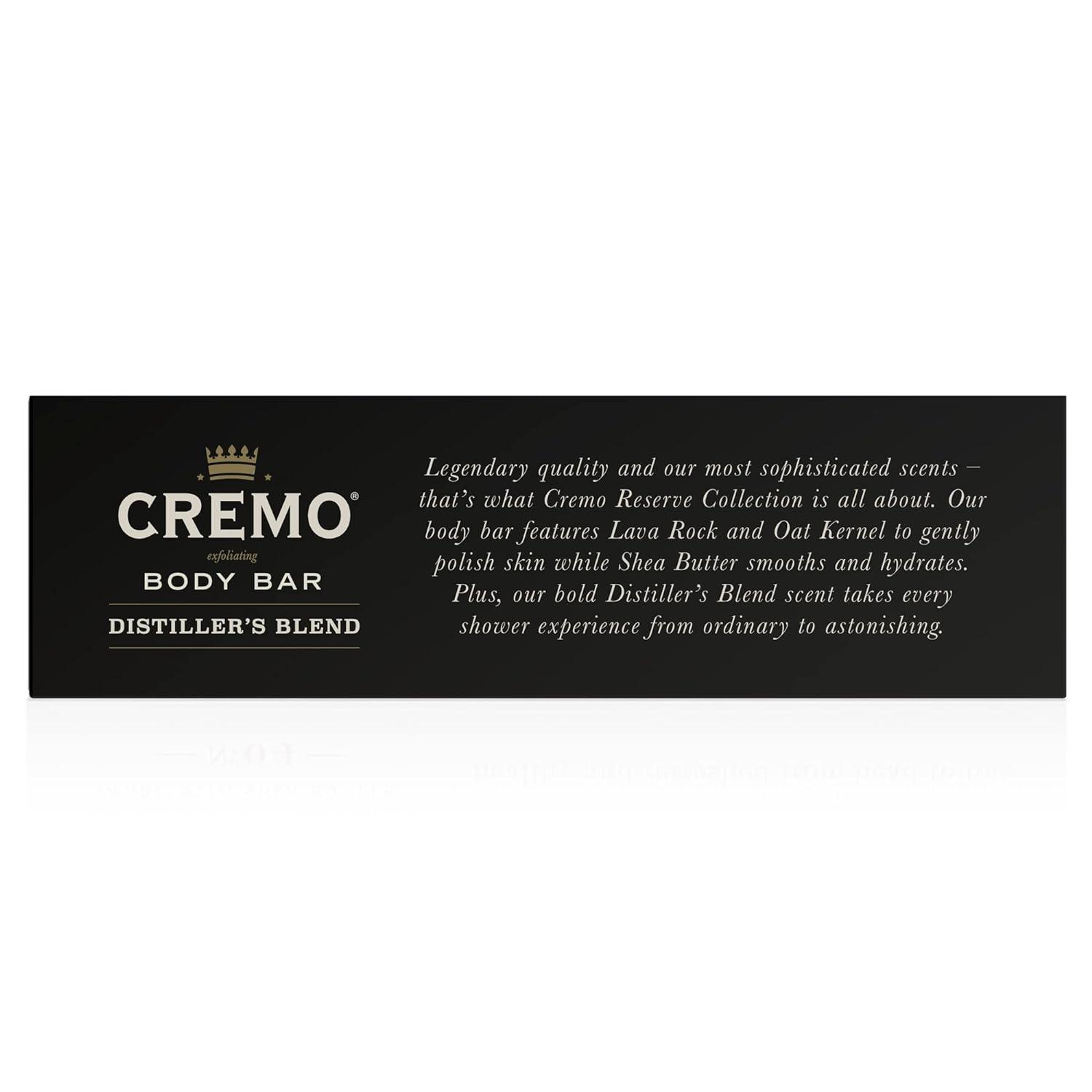 Cremo Exfoliating Body Bars Distiller's Blend (Reserve Collection) - A  Combination of Lava Rock and …See more Cremo Exfoliating Body Bars  Distiller's