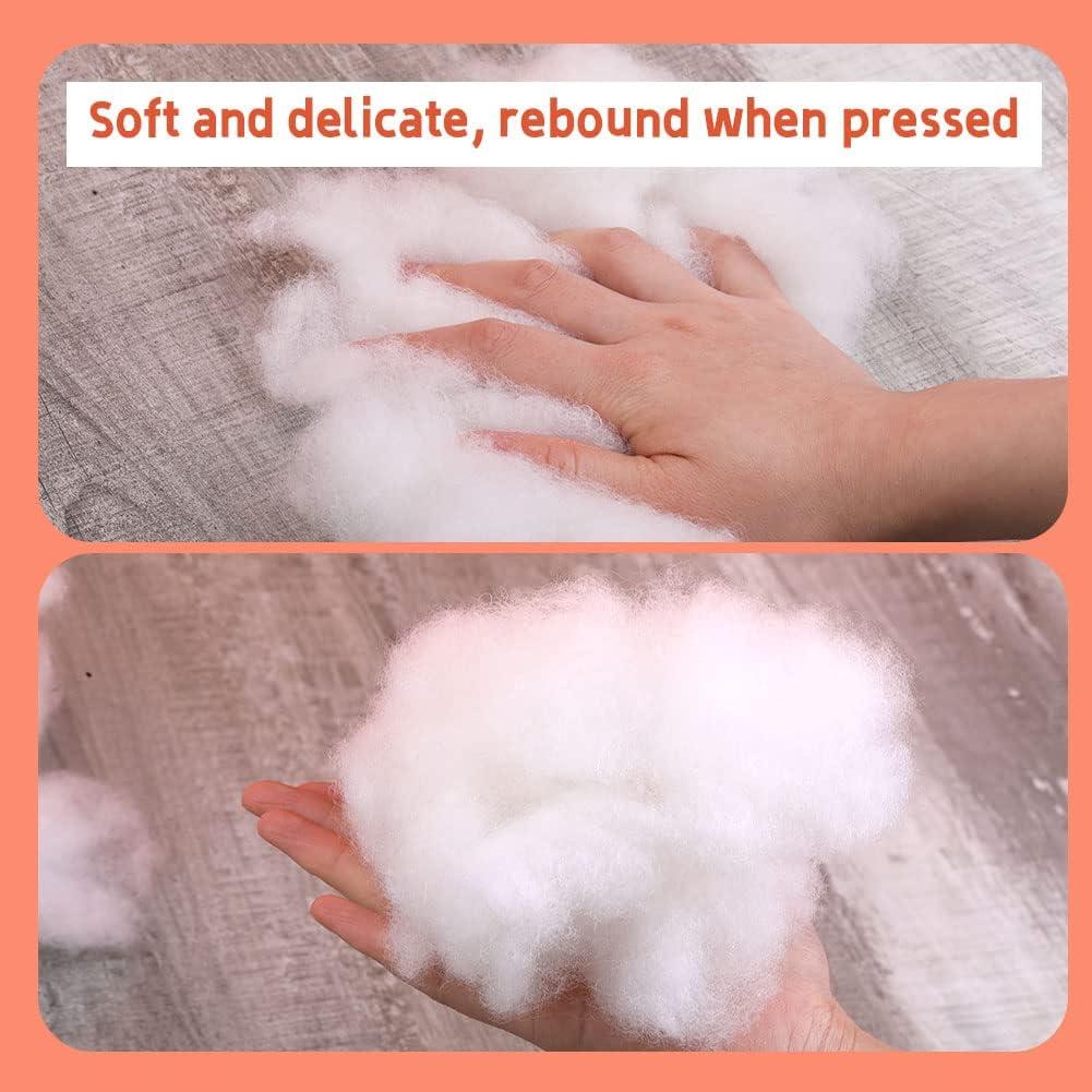 300g/10.6oz Polyester Fiber Fill Stuffing, High Resilience Fill Fiber,  Pillow Filling Stuffing, Fiberfill for Crafts, Stuffed Cotton for Small  Animals