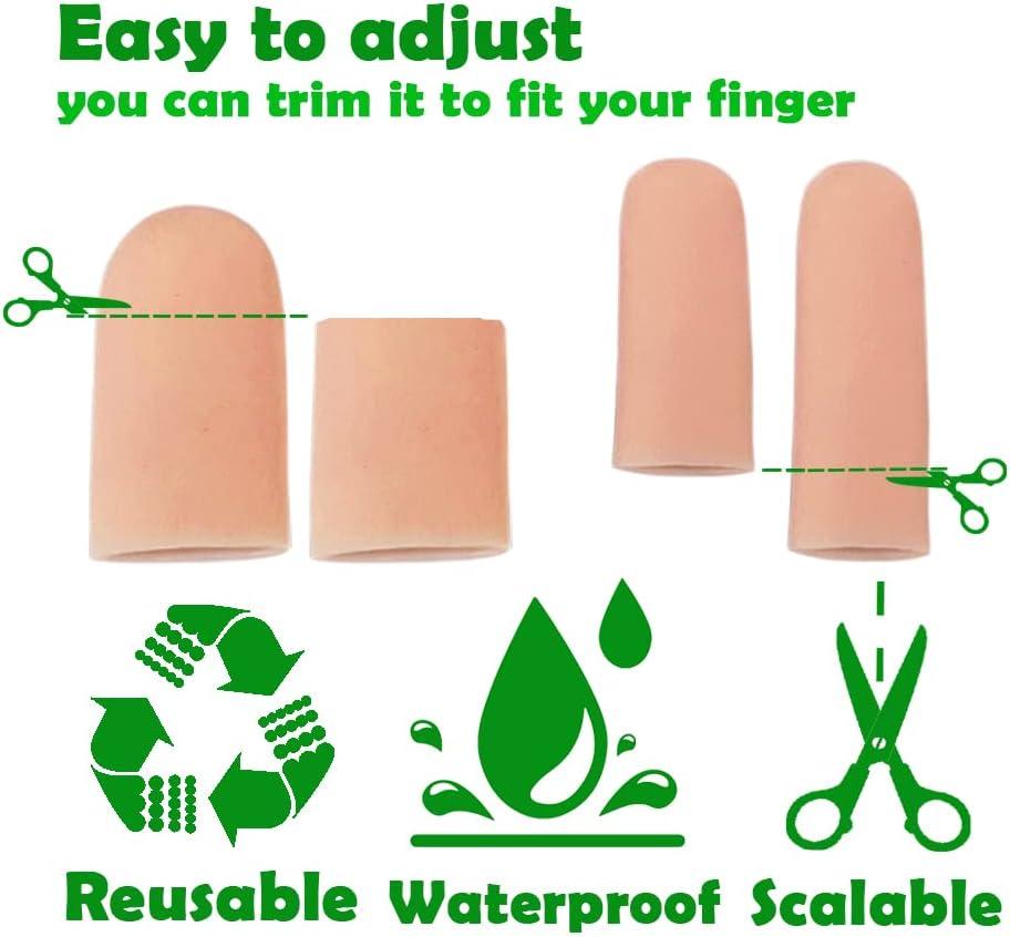 Gel Finger Cots, Finger Protector Support(14 PCS) New Material