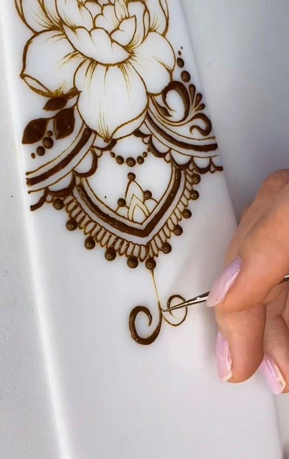 Acrylic Board for Henna Practice | Acrylic Board for Mehndi | Acrylic Henna  Board Review | HENNA ART - YouTube