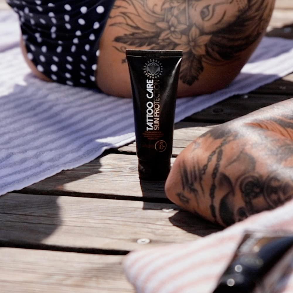 That'so - Official - ALL IN ONE SPF 20-30-50+ TATTOO-GUARDIAN SUN CARE  REVOLUTION DRY OIL CONTINUOUS SPRAY FOR PROTECTING TATTOOS Progressive SPF  spray continuous oil based. Spray 1, 2 or 3 times