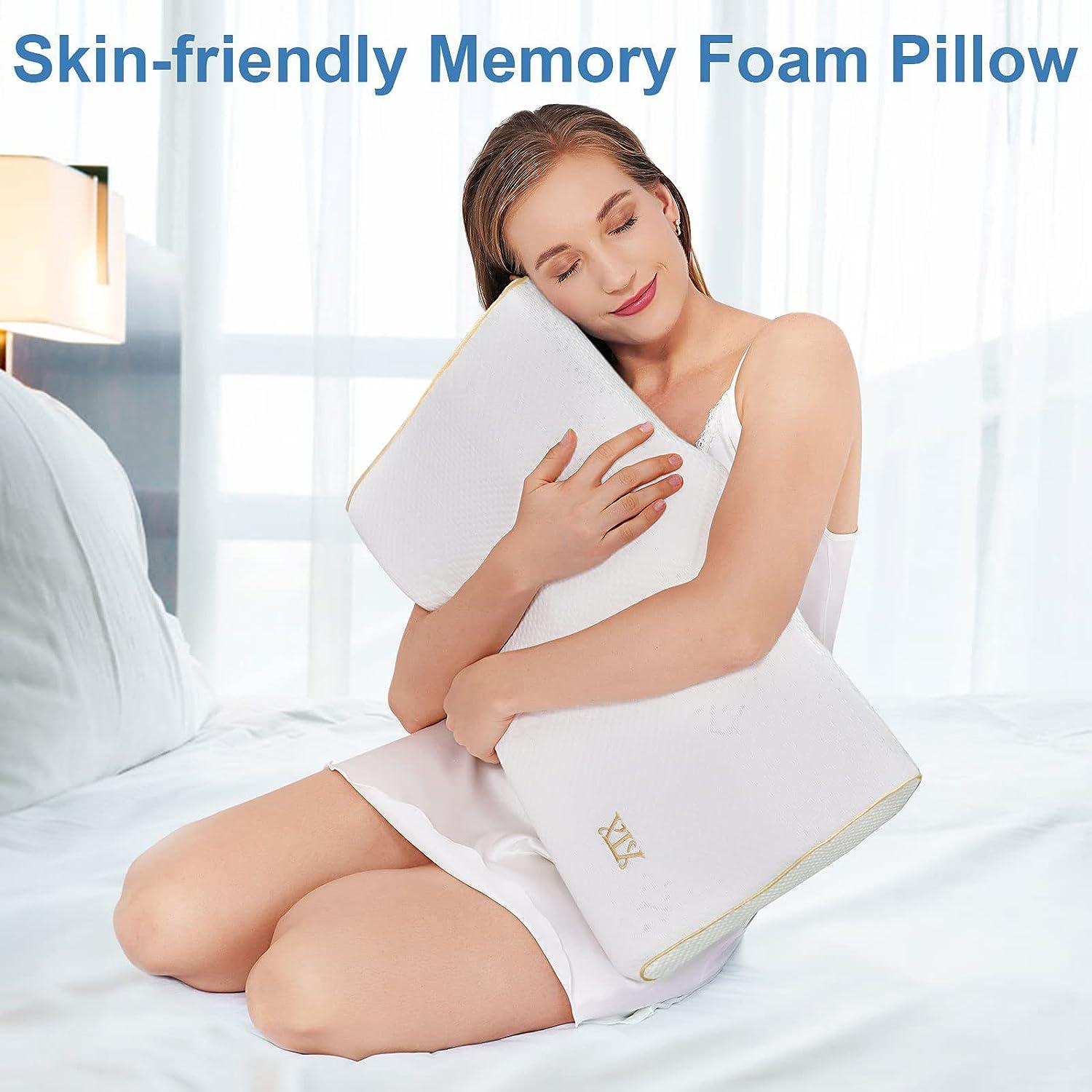 Comfy Curve Back Support Pillow Ergonomic Memory Foam Orthopedic