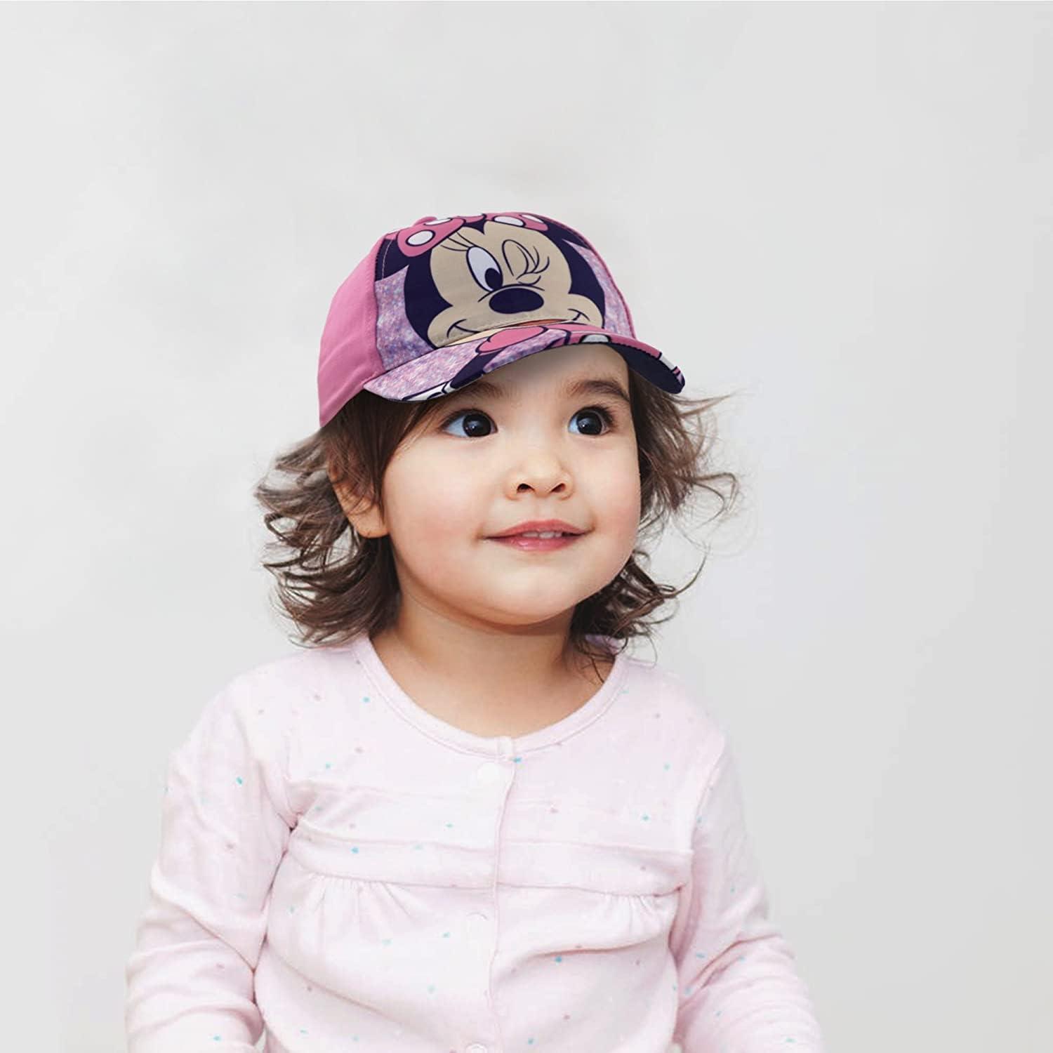 Disney's Minnie Mouse Toddler Girl Rainbow Baseball Cap