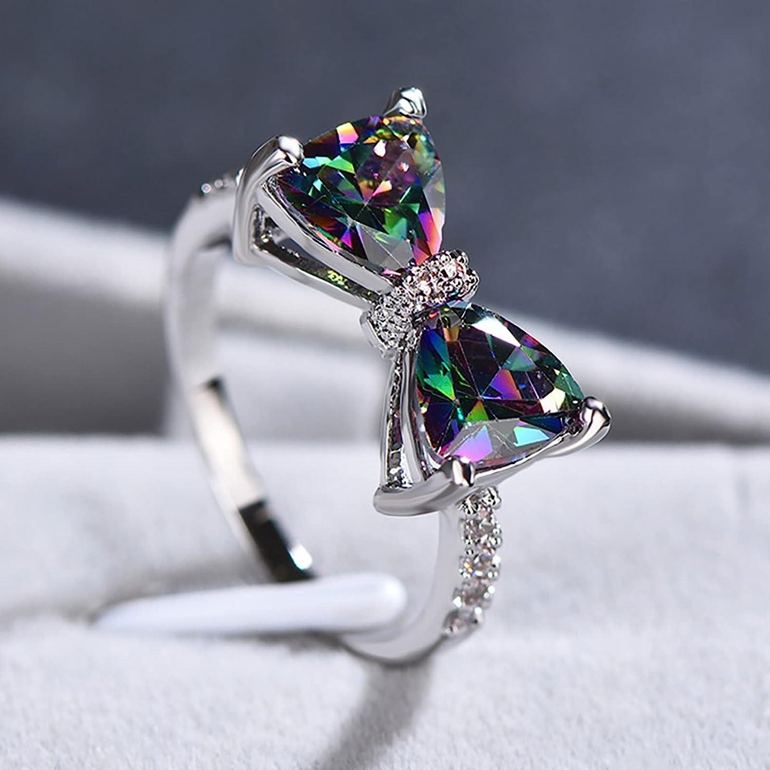 Half Moon Diamond & Sapphire Ring – Marrow Fine