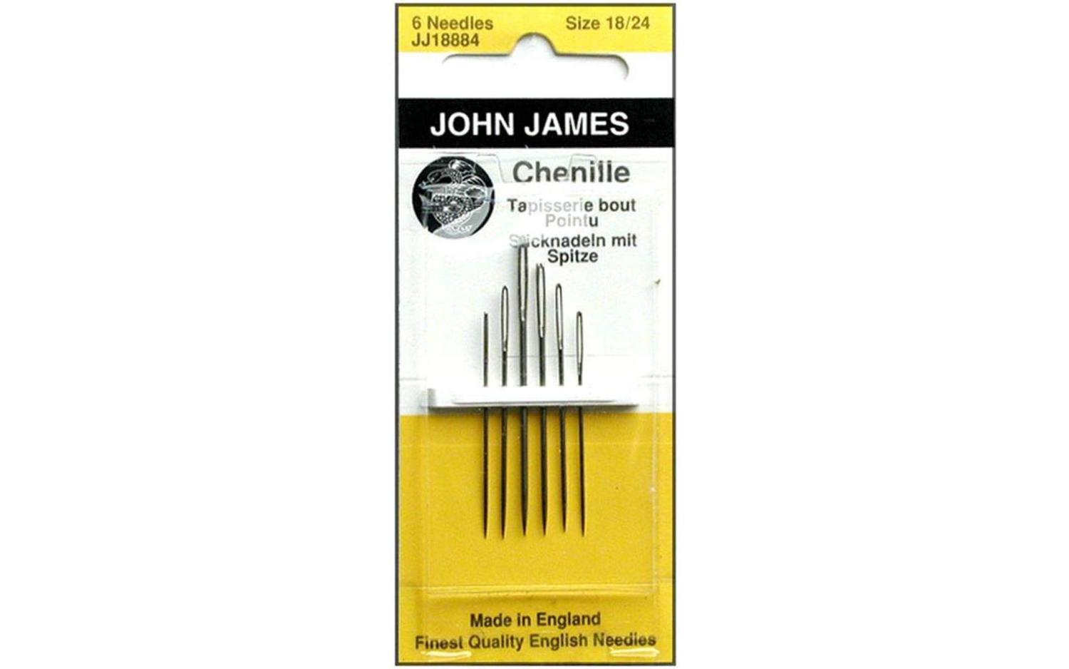 John James Chenille Needles Size 18/24