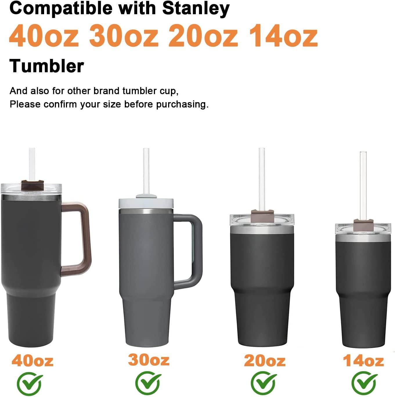 Replacement Straw for Stanley Cup Tumbler 40 oz 30 oz 20 oz Adventure  Quencher, 4 Pack Reusable Straws Stanley Cup Accessories Straws for Stanley  40