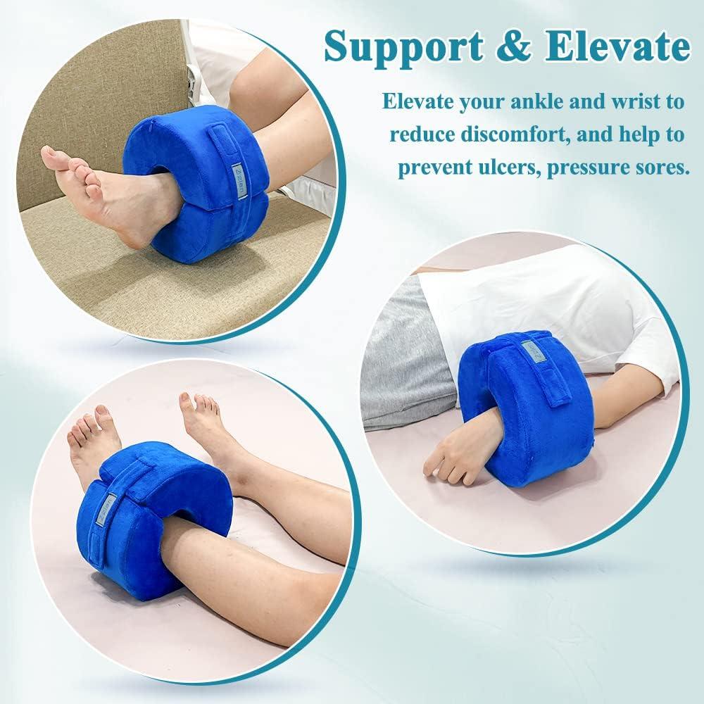 Ulcer Solutions Ankle Keeper Ankle Protector for Pressure Sores Lightweight  Stretchable Ankle Pillow Enhanced Ankle Pads for Better Comfort and  Mobility Medium 7.5 to 9.5 inches Medium: 7.5-9.0 (19.0-23cm)