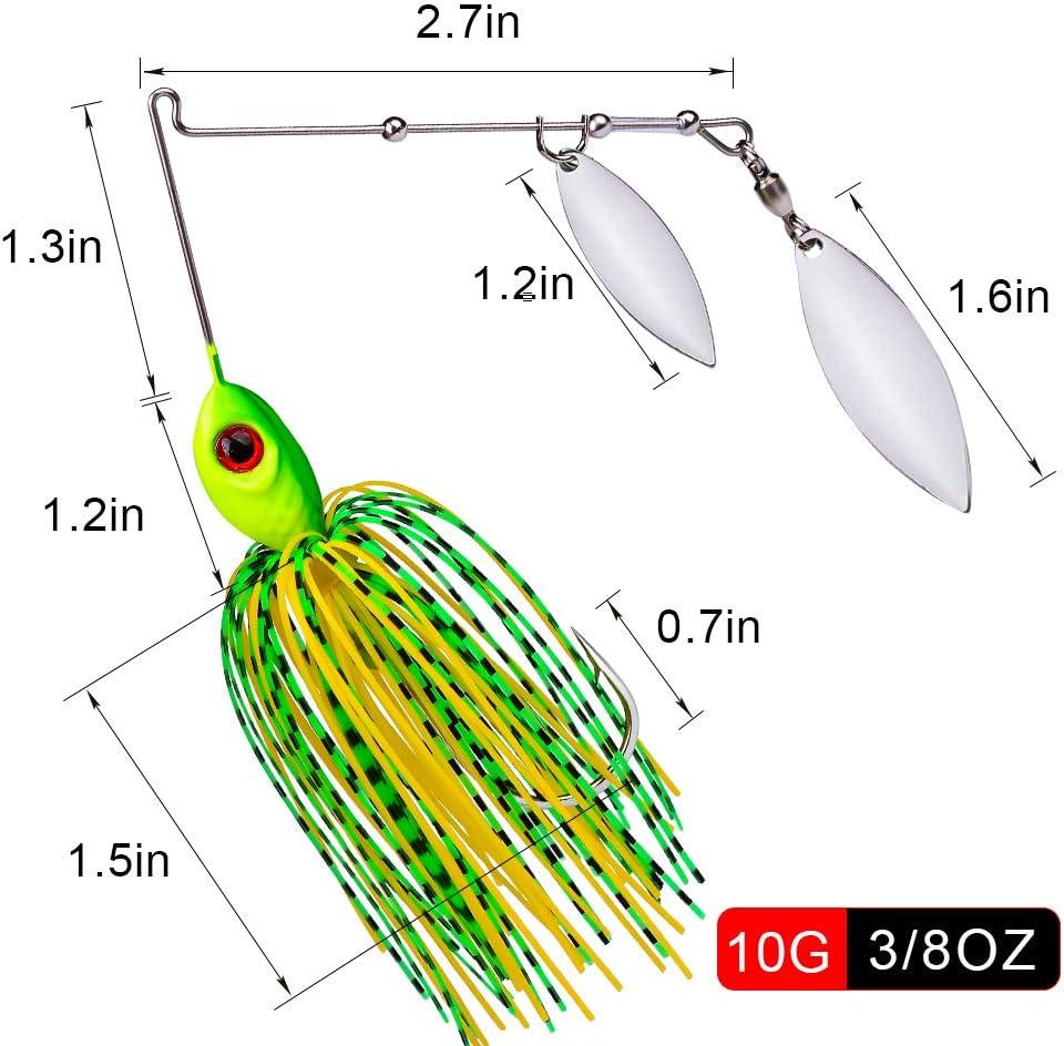 H2O Xpress In Line 6-Piece Spinner Bait Kit