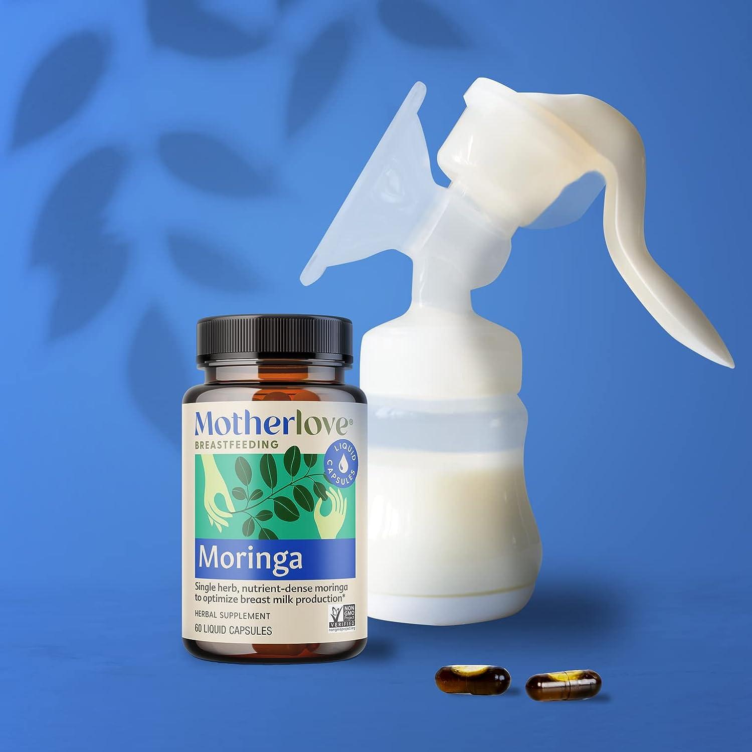  Lactation Supplement - Organic Moringa Capsules for