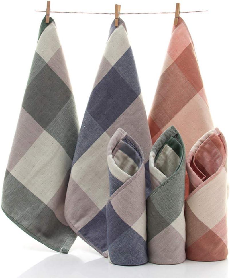 6pcs Soft Absorbent Dish Towels Washclothes Quick Drying Dish Rags