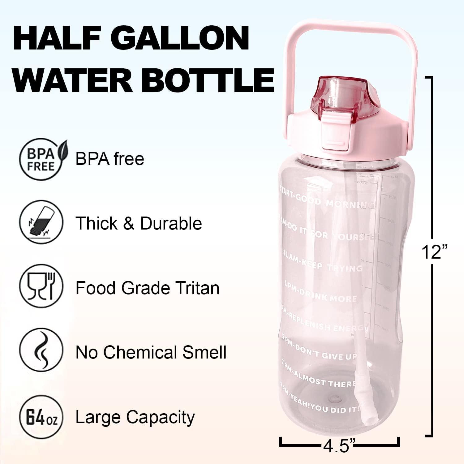 Motivational Water Bottle, Water Intake Tracker, Exercise Water