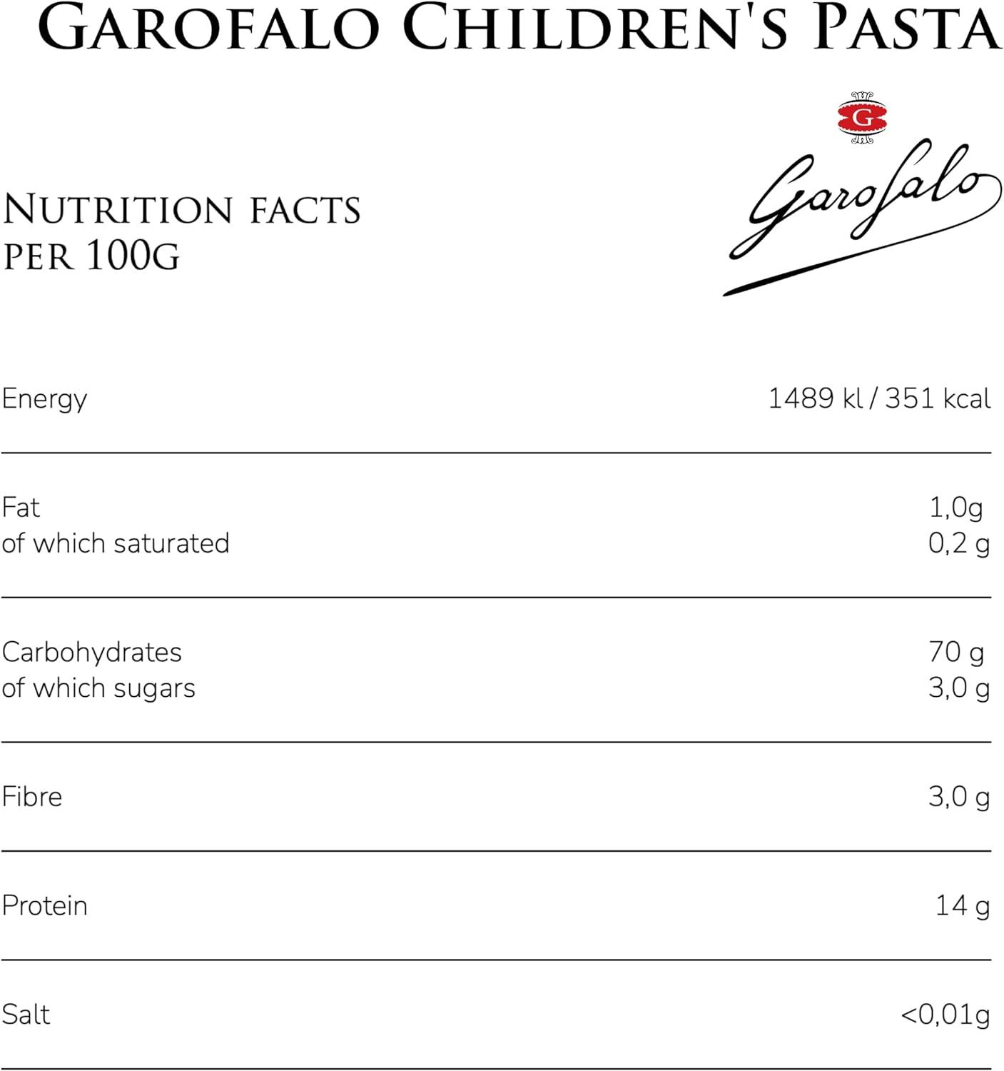 Garofalo Moon and Star Kids Organic Pasta 500g