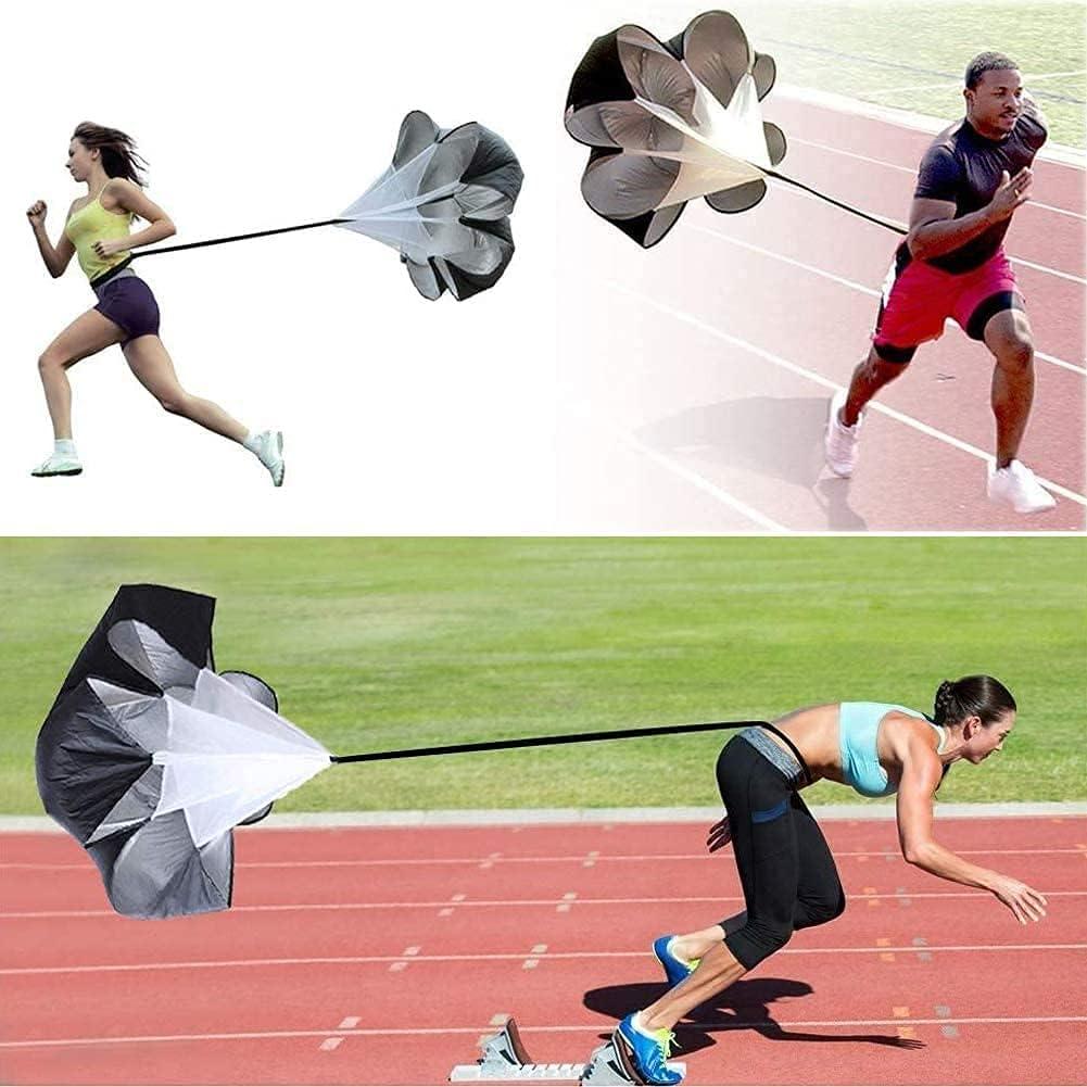 Resistance Parachute Running Speed Training, Speed Chute with Carry Bag,  Resistance Running Parachute for Football Training Kids Youth and