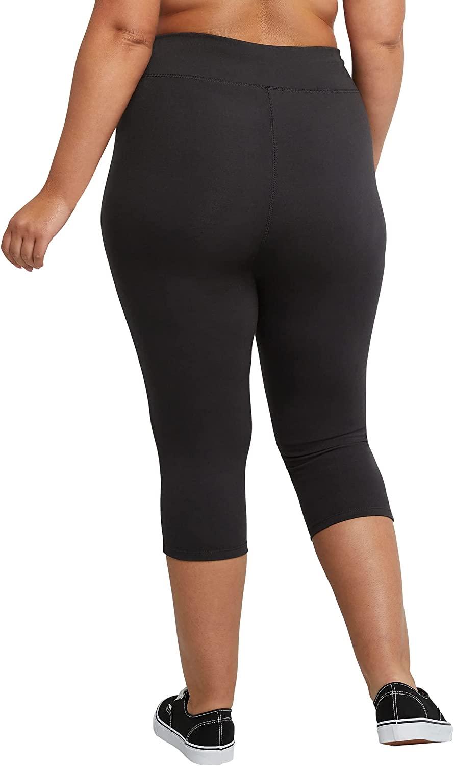 Plus Size Sports Capri Pants Women's Plus Solid Elastic - Temu New Zealand