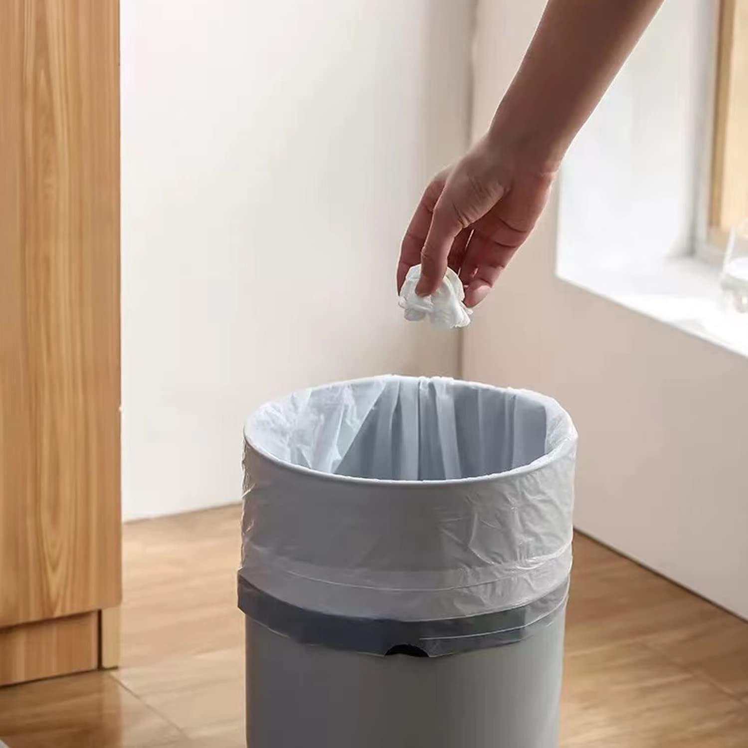 Small Bathroom Trash Bags Garbage Bags Unscented Plastic Waste Basket Bags