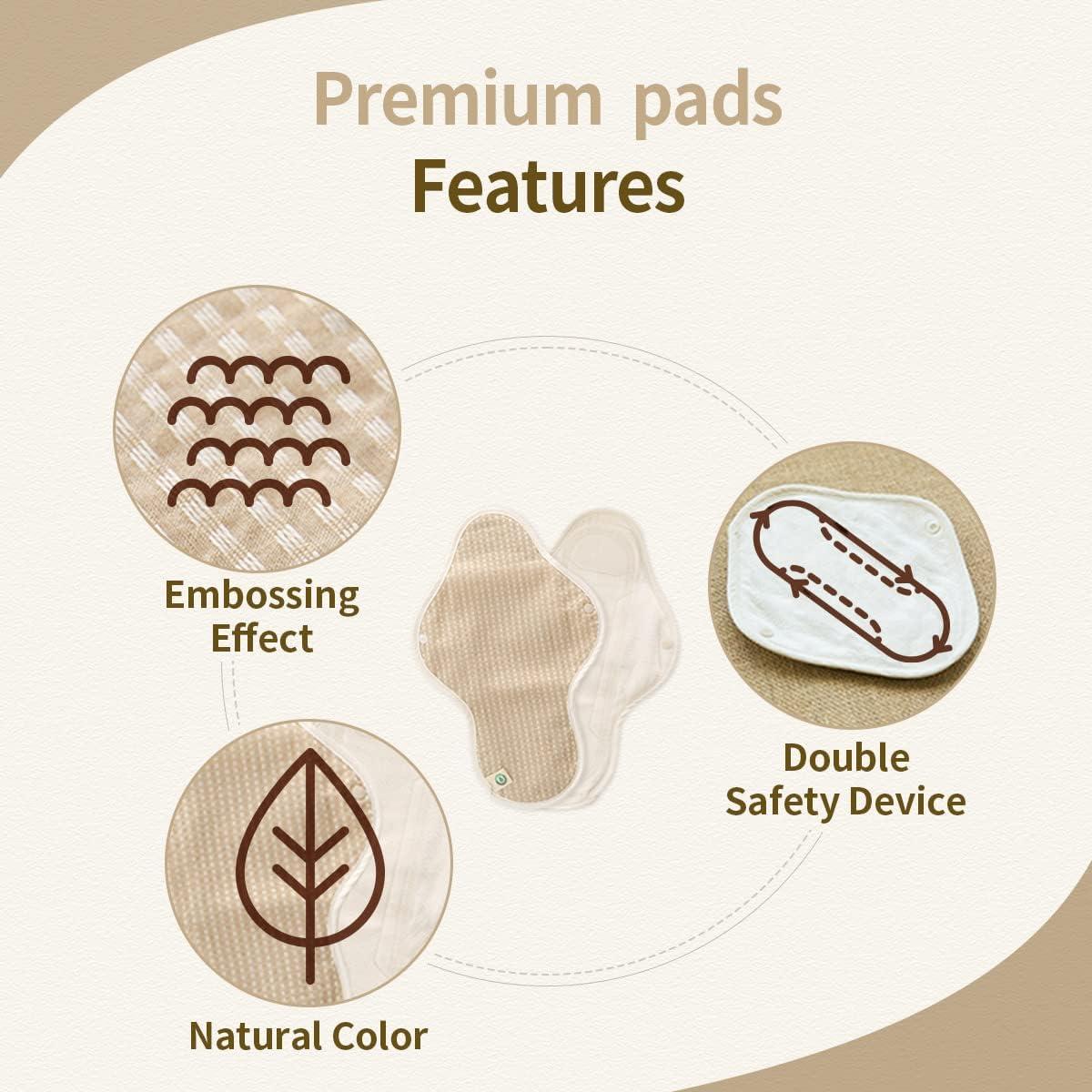 Maternity pads made of 100 percent organic cotton - GU Planet