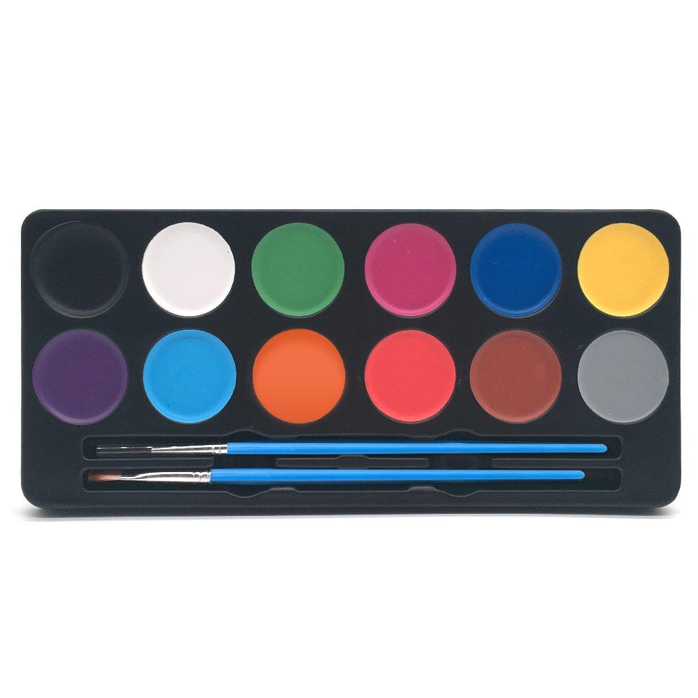 Go Create 12 Color Primary Face Paint, 12 Paint Pots, Safe, Non-Toxic!  NEW!!