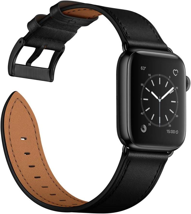 Genuine Leather Strap For Apple Watch Bands Series SE 7 6 5 4 3