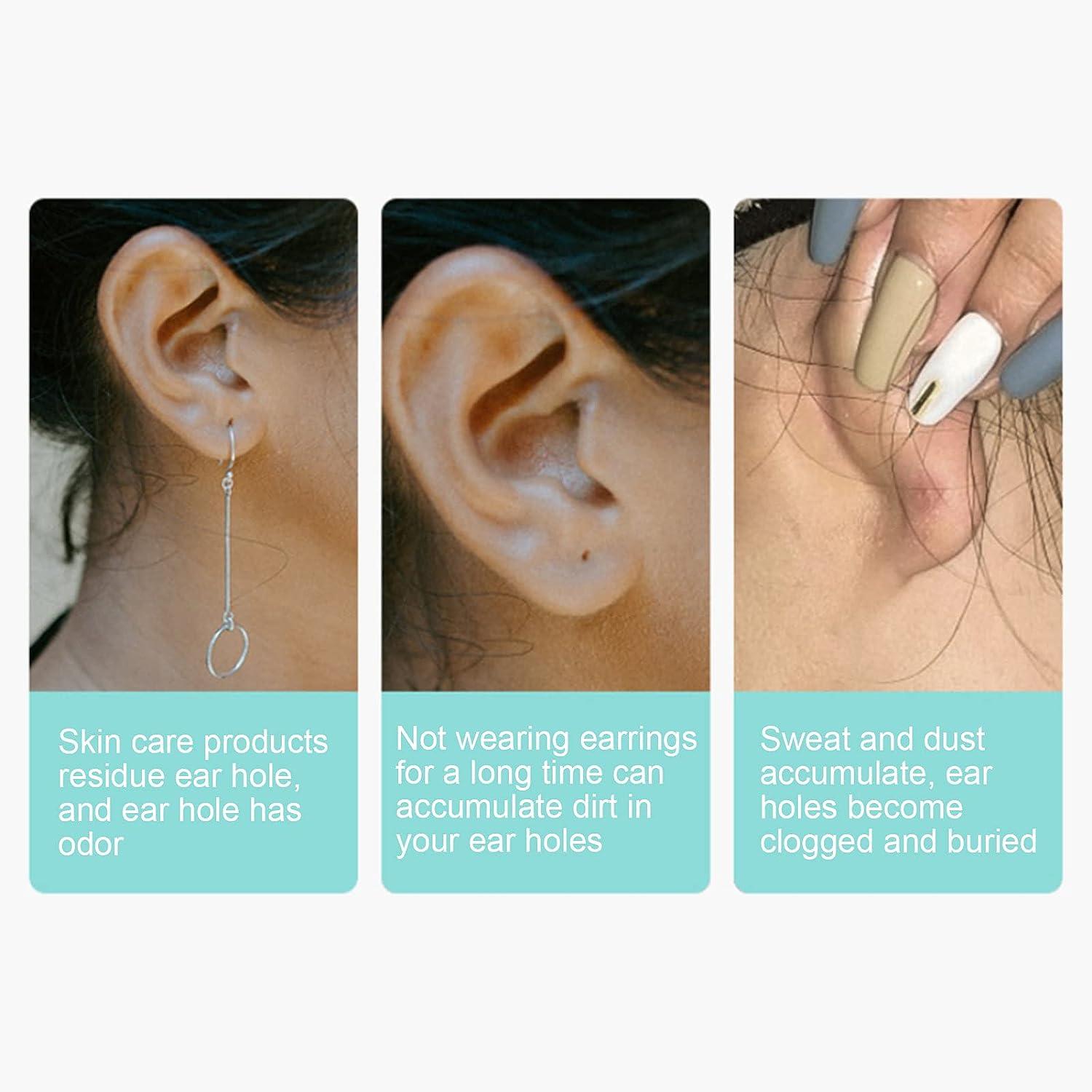 Ear Piercing Cleaner, Earring Hole Cleaner Floss, Piercing