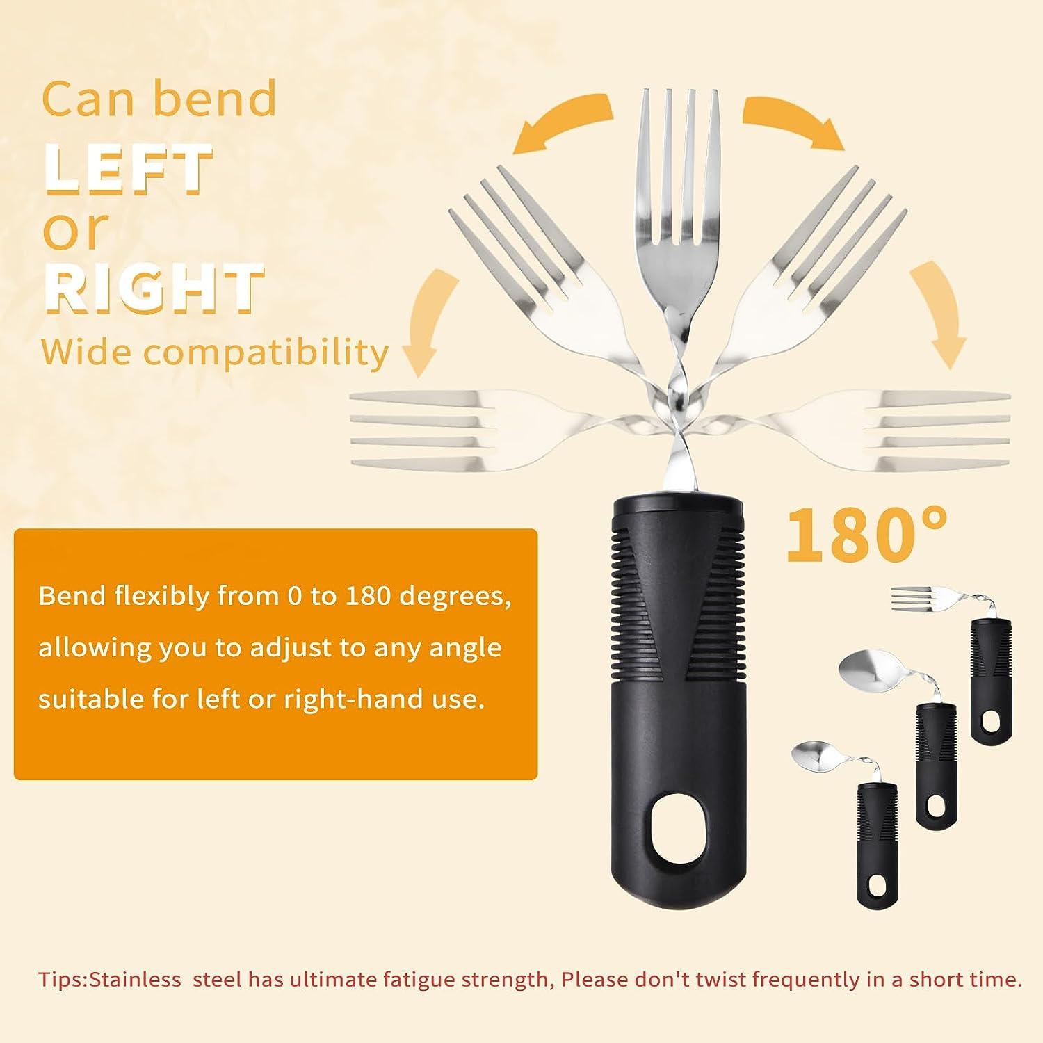 Big-Grip Bendable Weighted Utensils :: eating utensils for Parkinsons