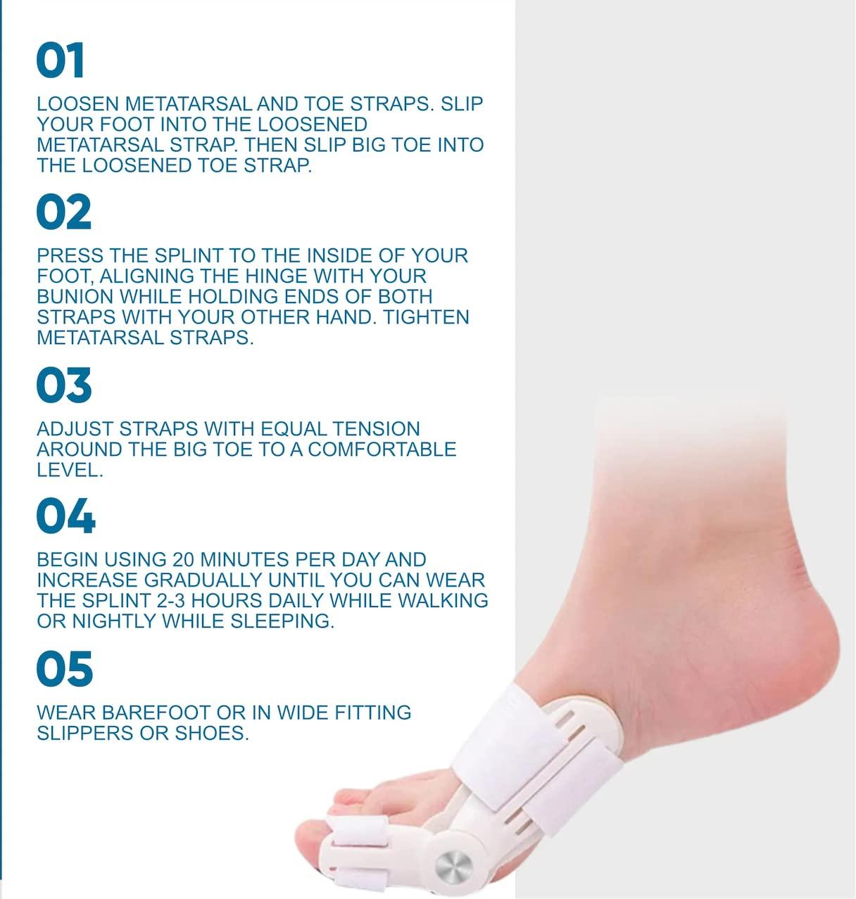 Bunion Corrector for Women and Men Hallux Valgus Brace Toe Stretch Band  Lightweight Comfortable and Breathable Orthopedic Toe Straighteners Toe  Stretcher Big Toe Correctors for Bunion Relief