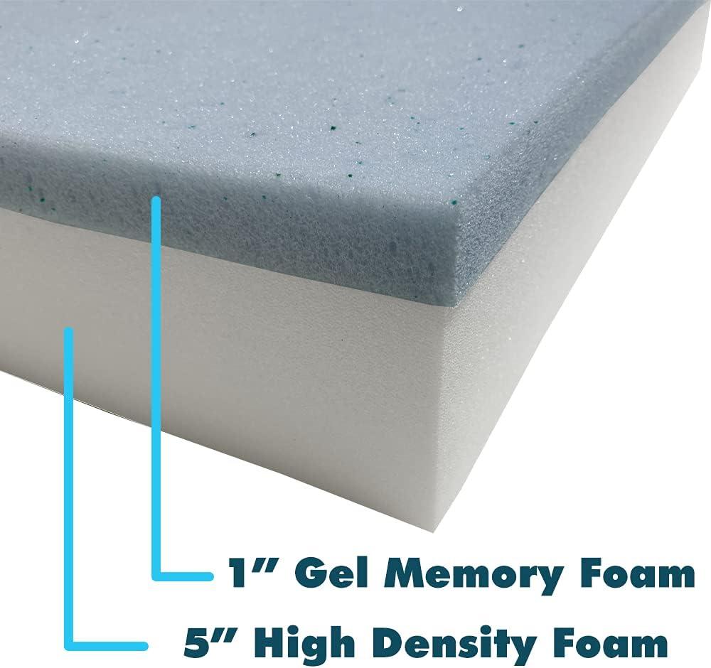 6 X 26 X 26 High Density Upholstery Foam Padding, Thick-Custom Pillow,  Chair