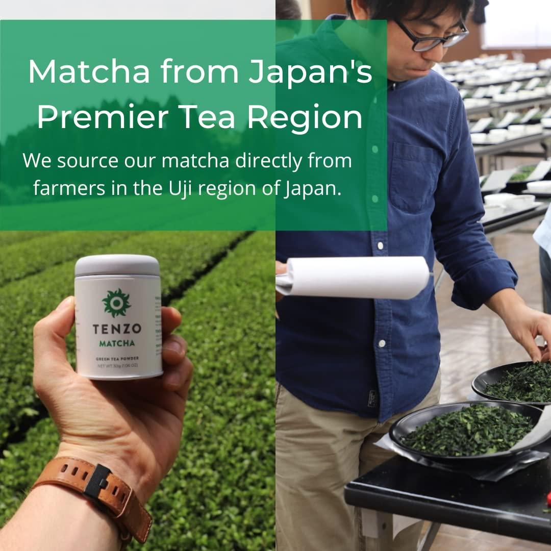 Tenzo Matcha Green Tea Powder - Matcha Powder USDA Organic