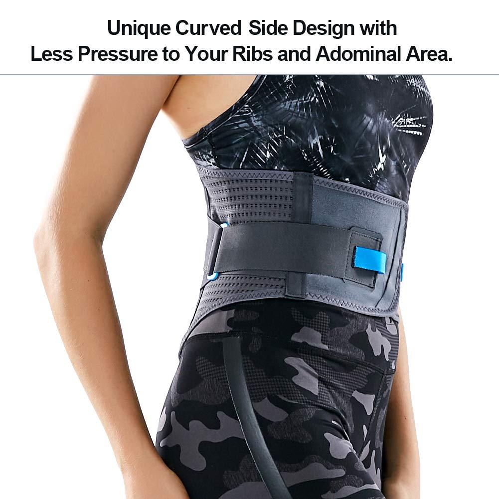 T TIMTAKBO Lower Back Brace With Removable Lumbar Pad for Men Women  Herniated Disc,Sciatica,Scoliosis,Waist Pain Relief Lumbar Support Belt