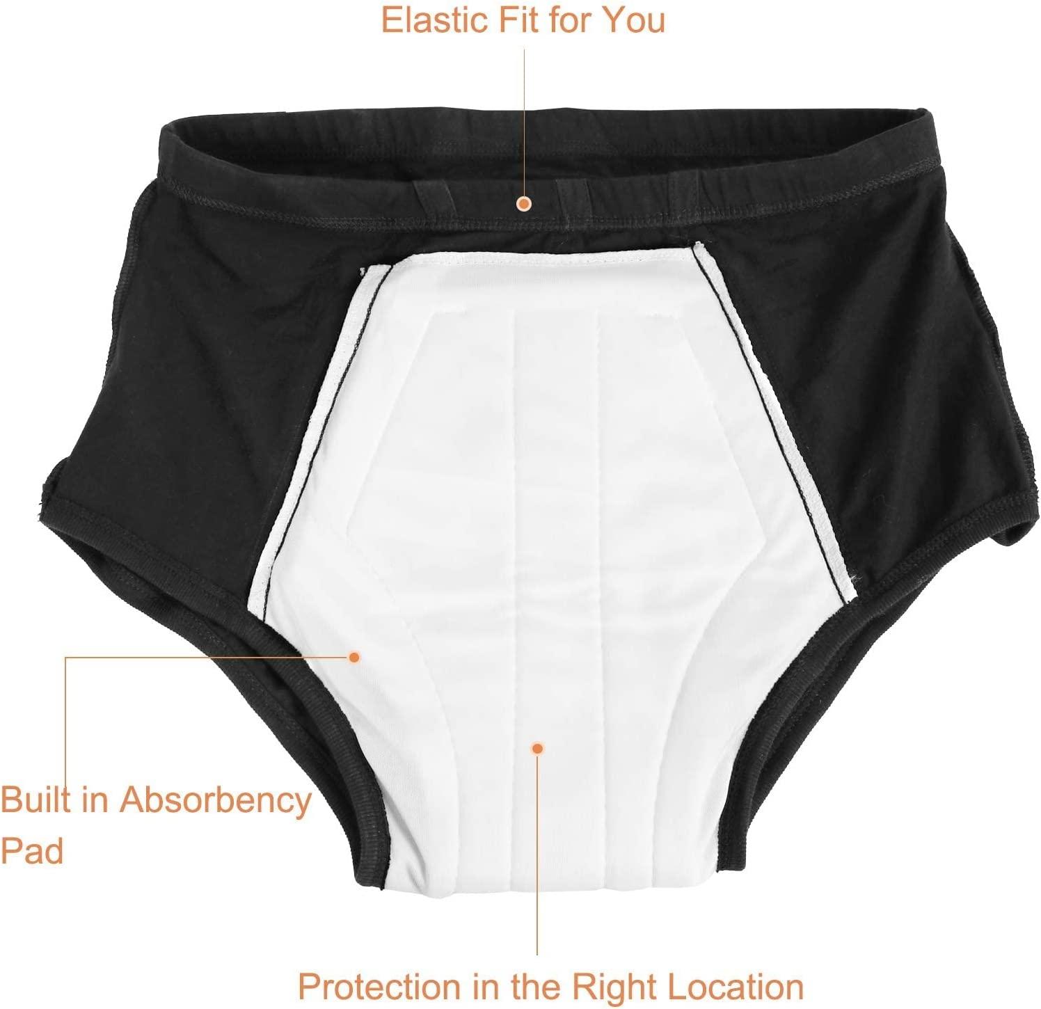 Underwear Women Incontinence, Wash & Reusable, Absorbs Light Urine Leaks