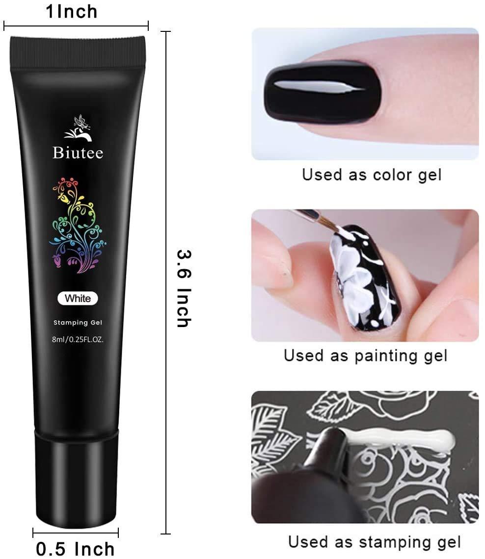 UV Gel Nail Stamping Plates Assorted Nail Art