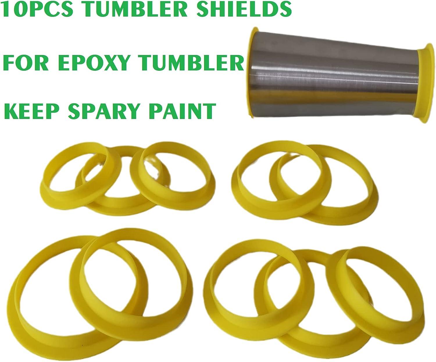 Tumbler Shields for Epoxy Rims, Tumbler Making Supplies, Tumbler Turner  Silicone Insert, Paint Spray Shield 7 Sizes purple