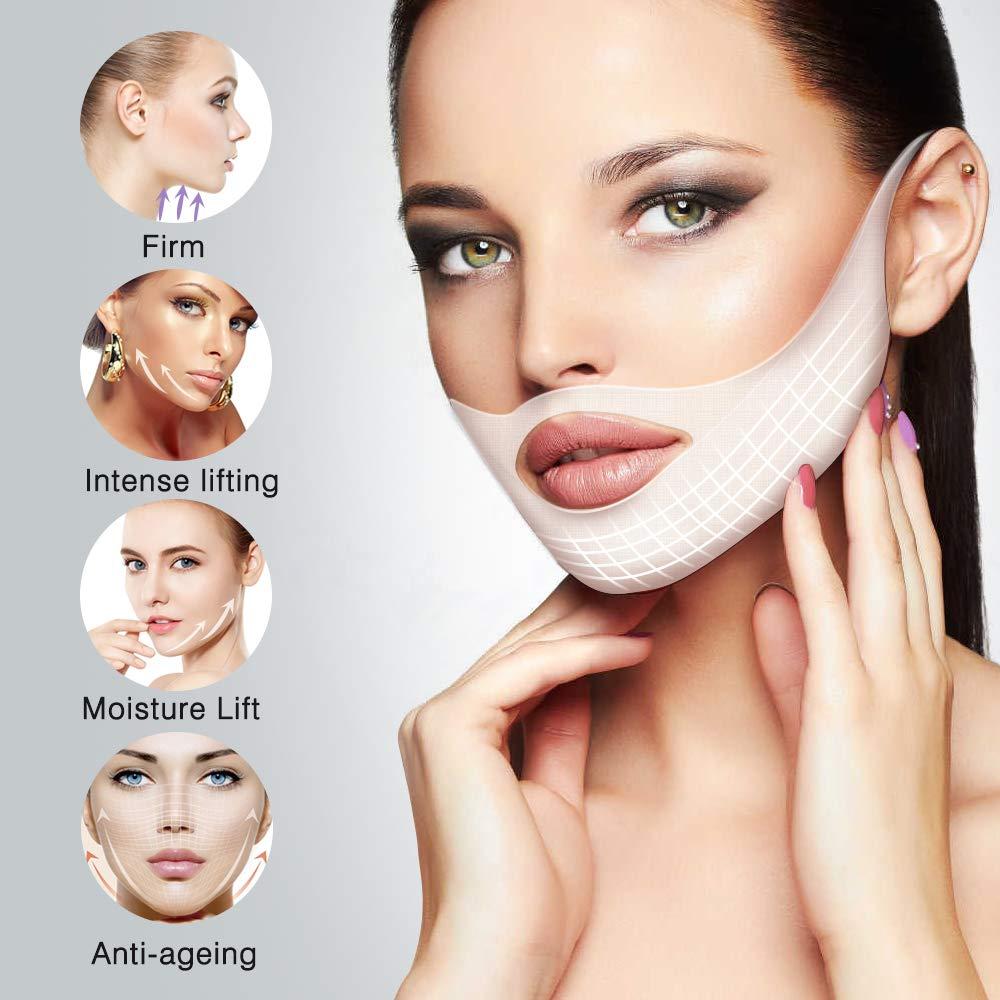 Silicone Skin Mask | Face Lifting Double Chin Reducer | V Line Lifting |  Under Eye Mask | Forehead Wrinkles Treatment | Korean Skin Care