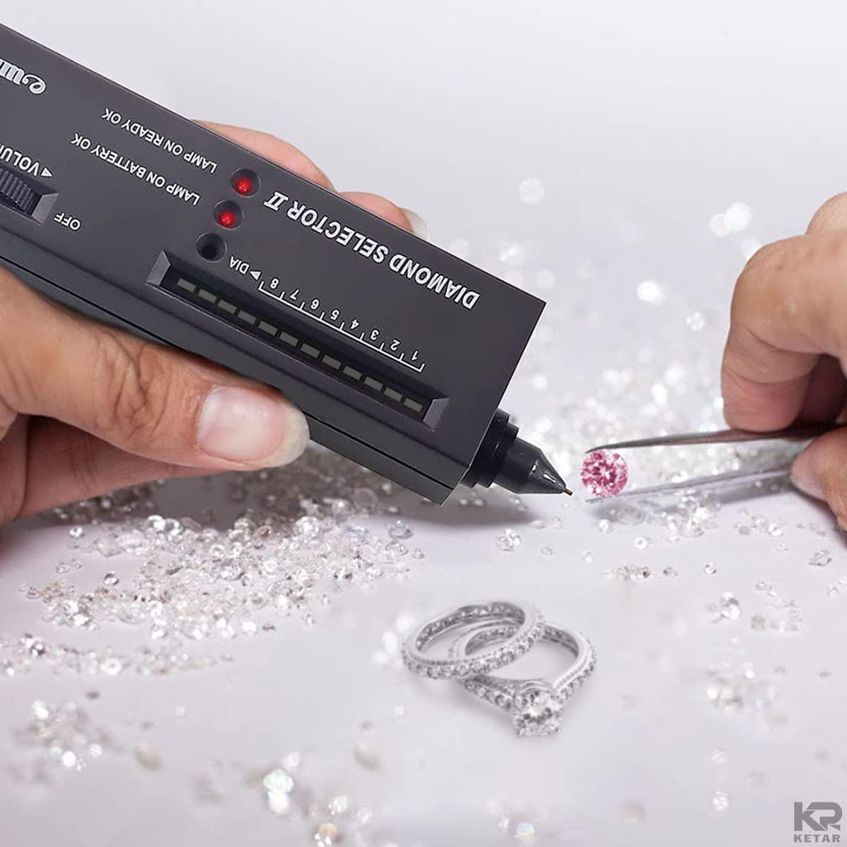 Gold Silver Diamond Tester Selector Gemstone Testing Kit Digital Electronic  Tool