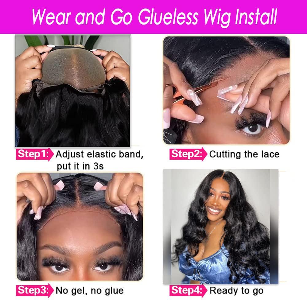 Wear and Go Glueless Wig for Beginners 13x4 Hd Lace Closure Wigs Human –  LIBEAUTY HAIR
