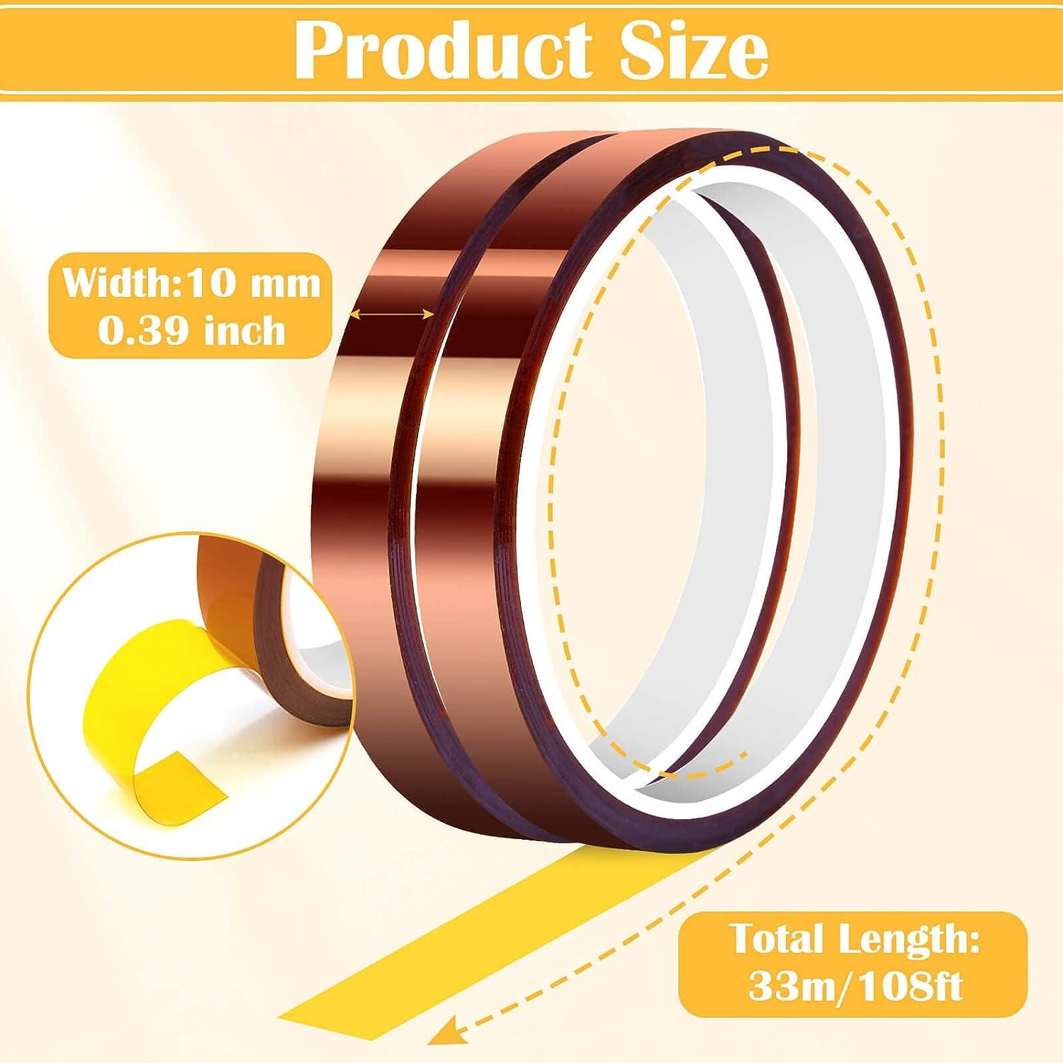 Heat Tape Heat Resistant Tape Heat Transfer Tape Thermal Tape High Temp Tape  High Temperature Tape Heat Tape for Sublimation for Heat Press No Residue 
