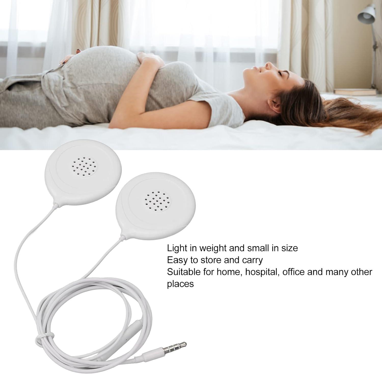 Baby Bump Headphones Prenatal Belly Speakers for Women During  Pregnancy,Safely Play Music, Sounds to Your Baby in The Womb Pregnant Woman