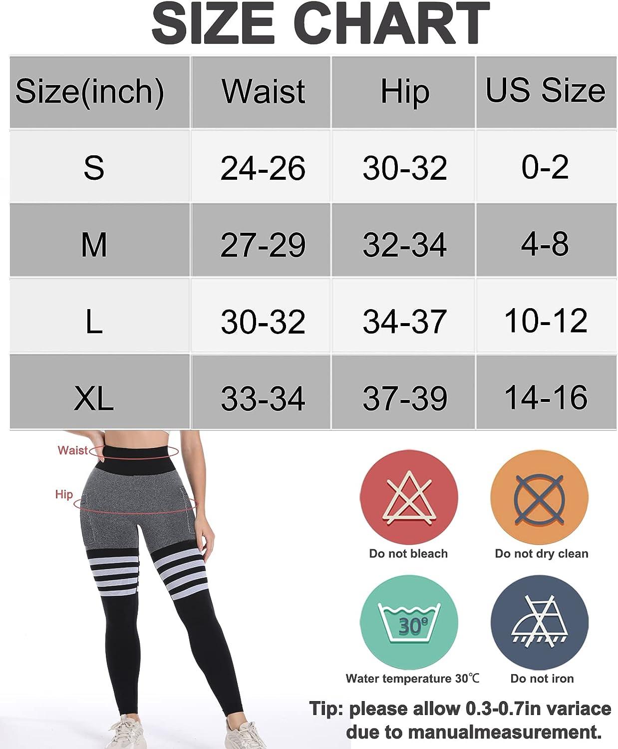 Tylarcer Workout Leggings for Women Seamless Scrunch High Waisted Butt Lifting  Tights Tummy Control Yoga Pants #461-grey Small