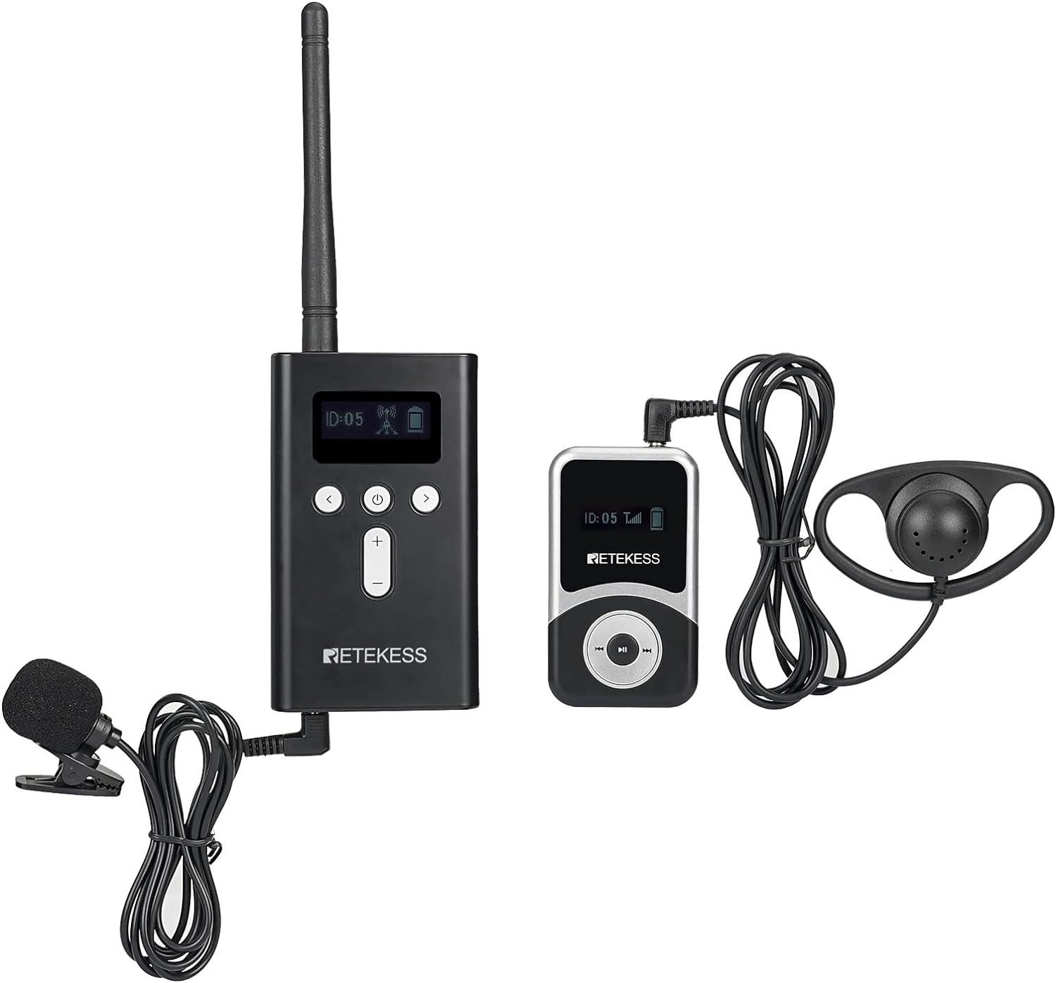 Retekess T130S Upgrade Wireless Tour Guide System, New Version of