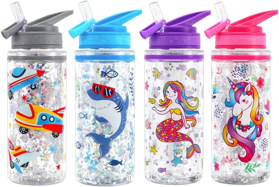 Home Tune Cute Water Bottle for School Kids Girls Boys, BPA FREE Tritan,  Double Wall, Leak Proof Fli…See more Home Tune Cute Water Bottle for School