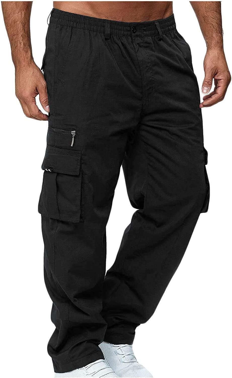 Men Cargo Shorts Summer Outdoor Hiking Multi-pocket Work Utility Pants