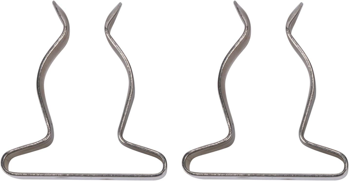 Amarine Made Pair of Stainless Steel Boat Hook Spring Clamp Holder Bracket  Clip, Marine Spring Clip 9824S: I.d. 1 to 1-3/4