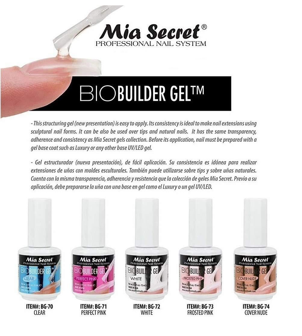 Mia Secret Rubber Top Gel 0.5 oz Pink Amaryllis