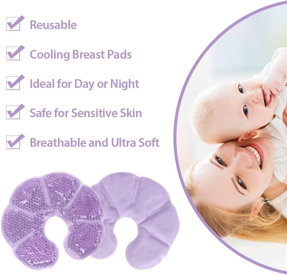 Washable Gel Breastfeeding Silicone Nipple Pad Breast Pad Breast Feeding  Nursing Pads Warm/Cool
