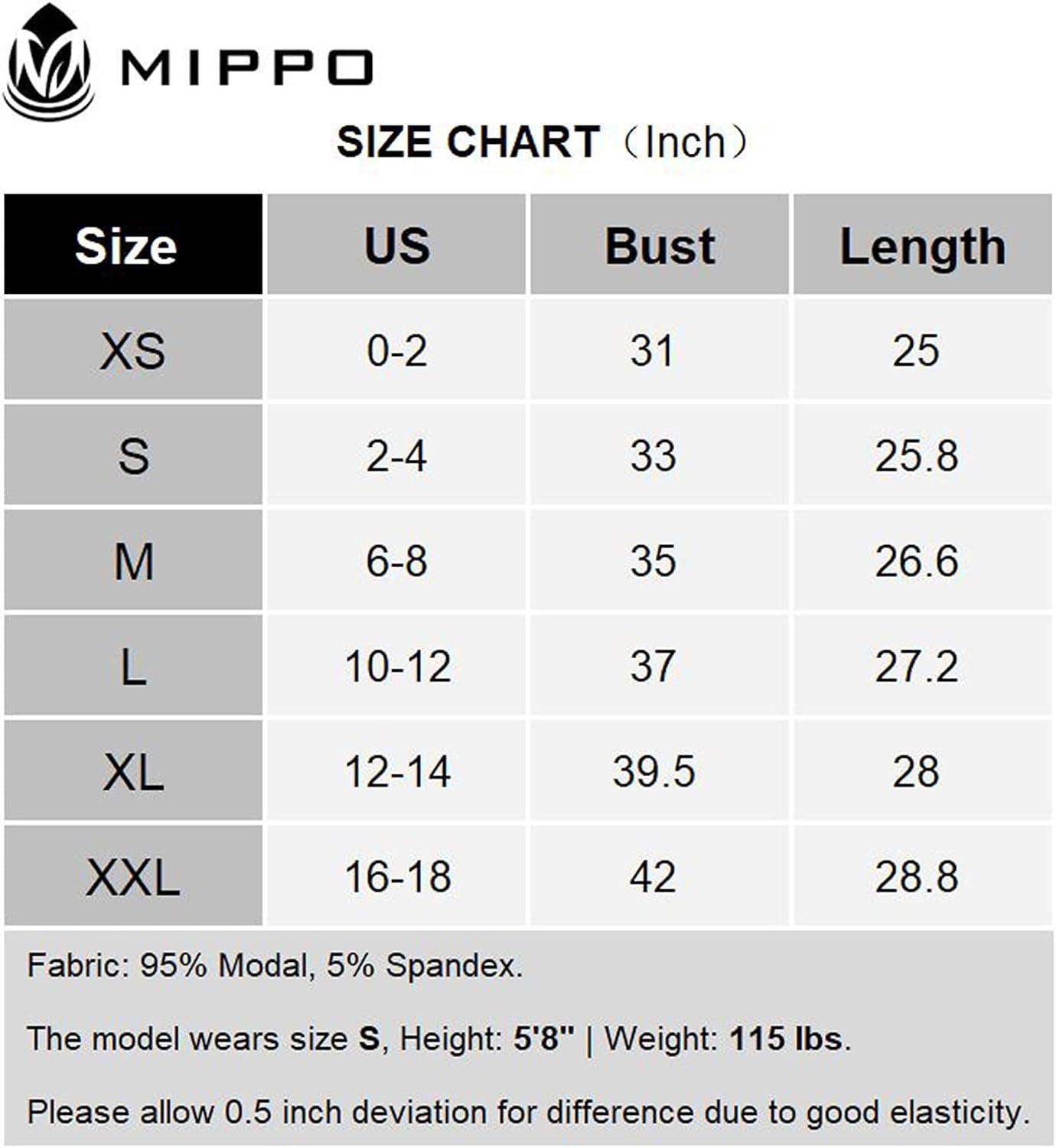 Mippo-Women's Workout Shirts Oose Fit Long Tank Tops Yoga Tops Gym