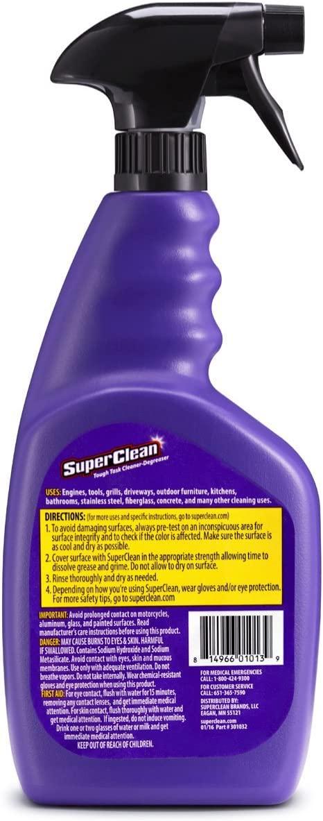 SuperClean 101786 32oz. Multi-Surface All Purpose Cleaner Degreaser  Spray