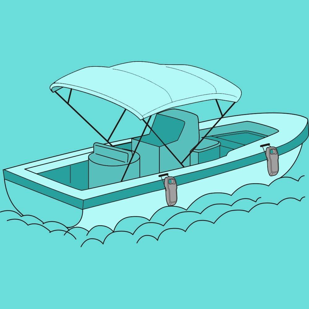 Sebnux Boat Bumpers for Docking Portable Boat Fenders EVA Pontoon Boat  Fenders Ideal for Fishing Boat, Pontoon Boat, PWC and Jet Ski Grey Long  Shape 1Pack