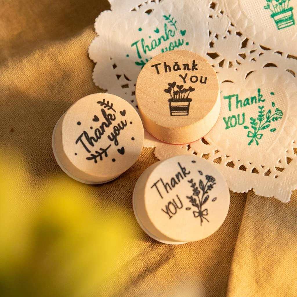 Personalized Rubber Stamp for Wedding Tag [Thank You Tag] - DIY