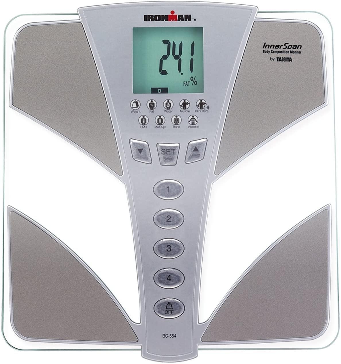 TANITA's BC-554 Ironman, FDA Cleared, World's Only Consumer  Multi-Frequency, Full Body Composition Scale
