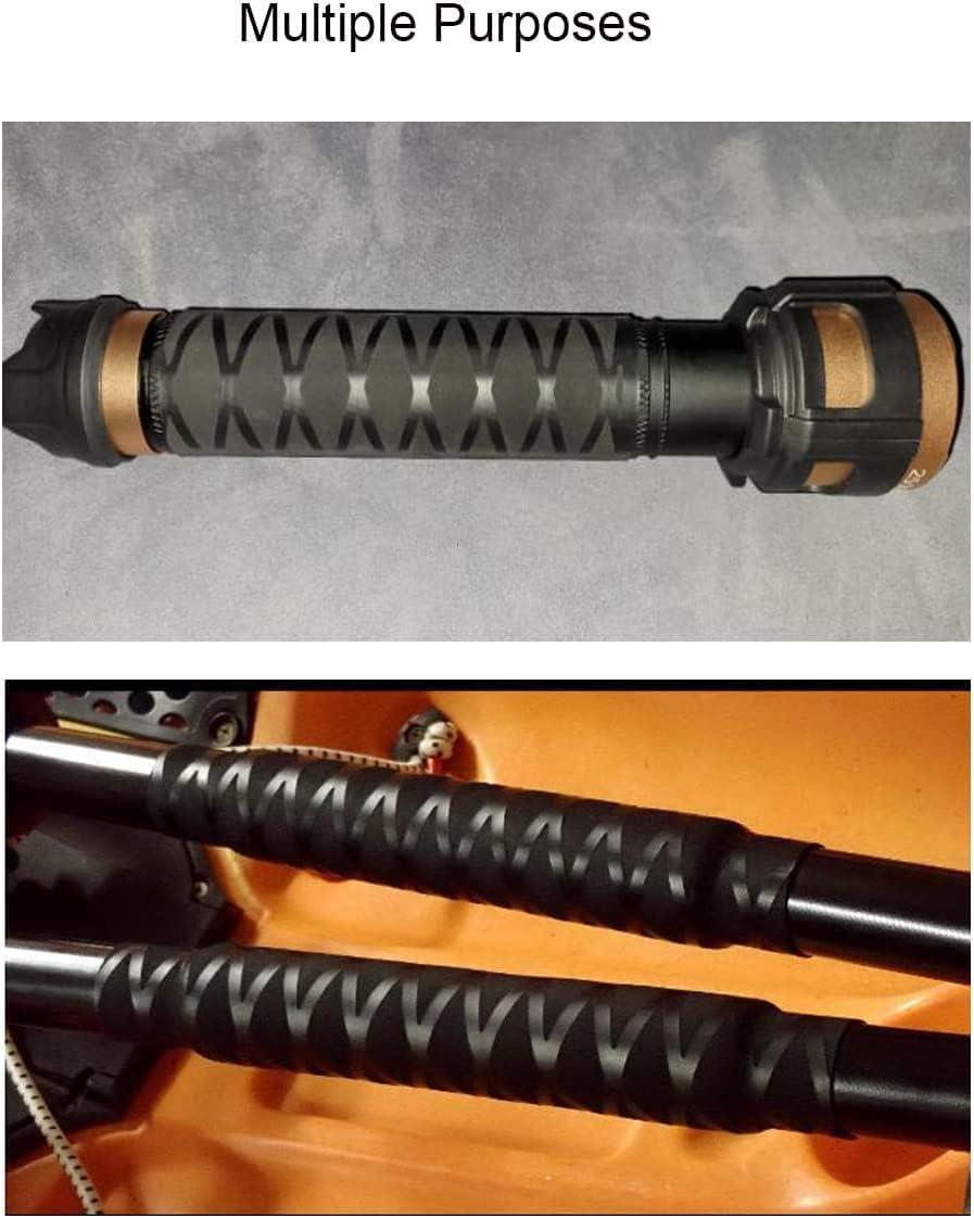 GREATFISHING Diameter: 25mm 30mm 35mm X-Tube Heat Shrink Sleeve Wrap Fishing Bulding Handle Cork Rod Grip with Non Slip Waterproof and Insulation 40