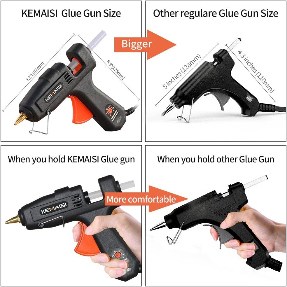 Hot Glue Gun, 100W Full Size Hot Glue Gun kit with 30pcs Hot Glue Sticks